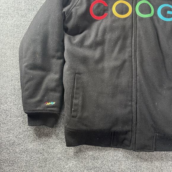 Vintage Y2K Coogi Thick Heavy Winter Jacket Full Zip Face Cover Velour Interior - Picture 5 of 10